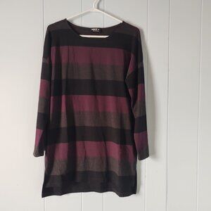 Miik Colourblock Striped Long Sleeves Tunic